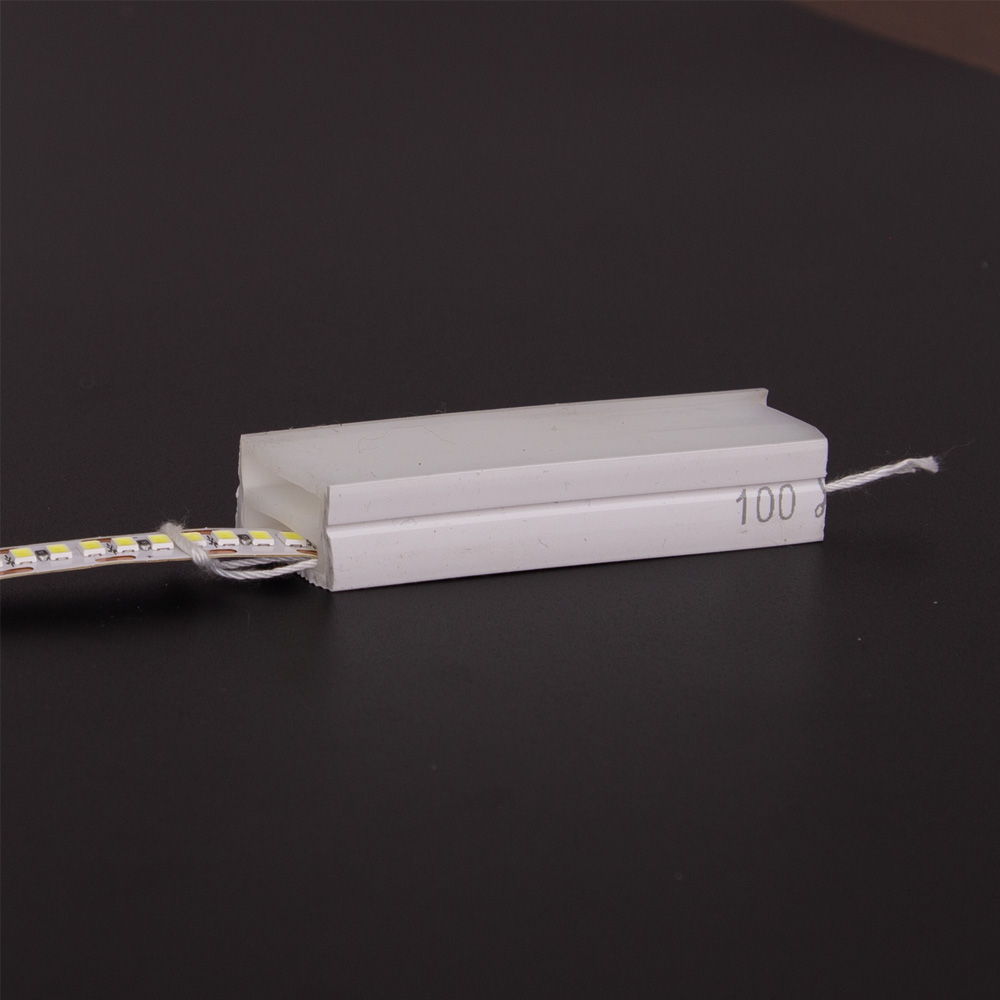 Silicone LED Channel FRONT WITH LED - Image 2